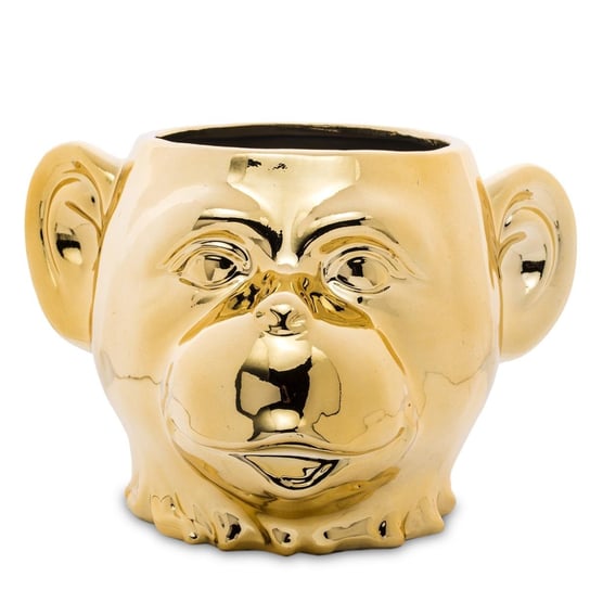 Osłonka ceramiczna Monkey Gold MIA home