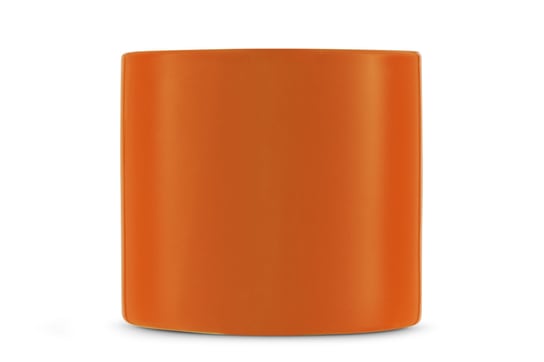 Osłonka do kwiatów TILUS pomarańczowy, Ø14/h 12,5, ceramika Konsimo