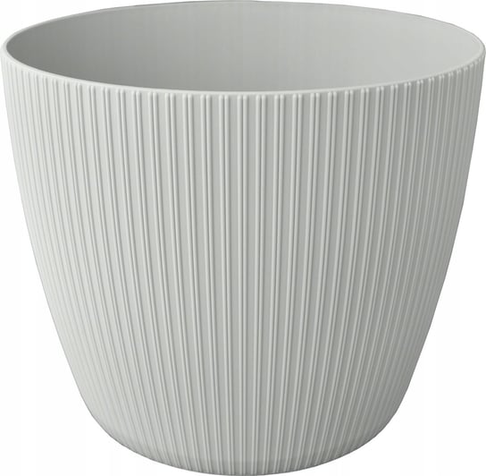 Lamela Vaso Magnolia Jumper | Diametro 22 cm, Altezza: 18,5 cm | Colore: Beige | Vaso per fiori e piante | Vanage in plastica