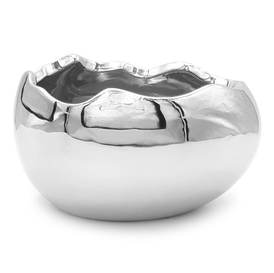 Osłonka jajko wielkanocne skorupka jajka, srebrna, 11 cm Inna marka
