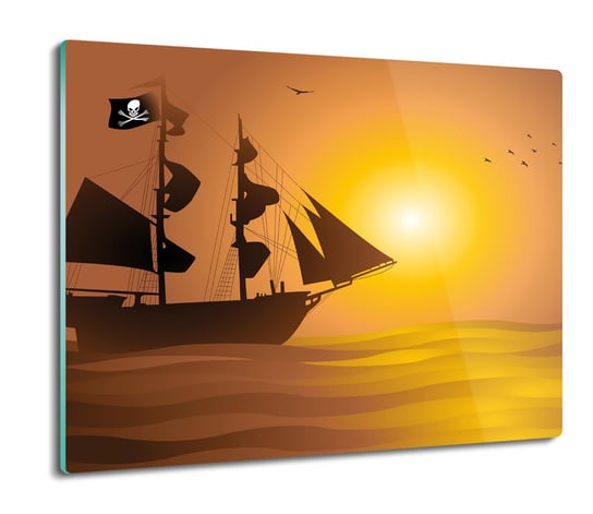 osłonka kuchenna druk Starek pirat grafika 60x52, ArtprintCave ArtPrintCave