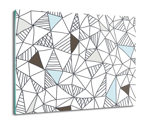 osłonka kuchenna szklana Abstrakcja trójkąty 60x52, ArtprintCave ArtPrintCave