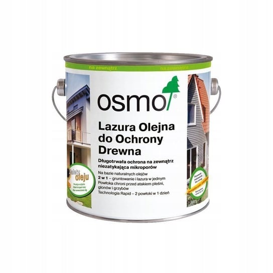 OSMO LAZURA OLEJNA DO OCHRONY DREWNA TEAK 2,5L Osmo