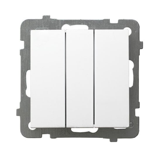 Ospel AS biały - łącznik potrójny zwierny ŁP-24G/m/00 OSPEL