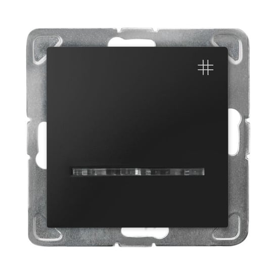 Ospel Impresja czarny - łącznik krzyżowy ŁP-4YS/m/33 OSPEL
