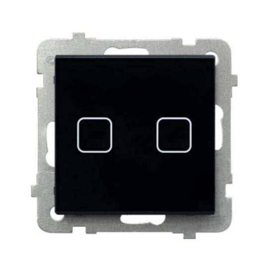 Ospel Sonata Touch czarny - łącznik świecznikowy dotykowy ŁPD-2RS/m/32 OSPEL