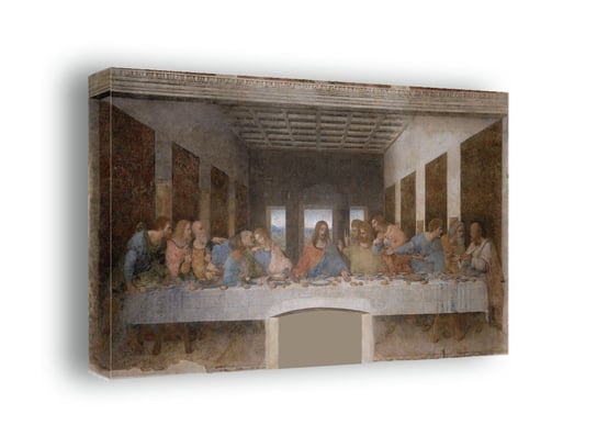 Ostatnia wieczerza -  Leonardo da Vinci - obraz na płótnie 100x70 cm Inny producent