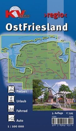 OstFriesland 1 : 100 000 Kommunalverlag Tacken E.K, Kommunalverlag Tacken