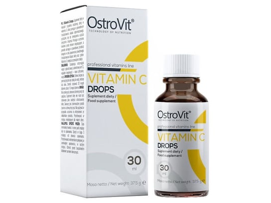 OSTROVIT, 100% Vitamin C Drops, 30 ml OstroVit