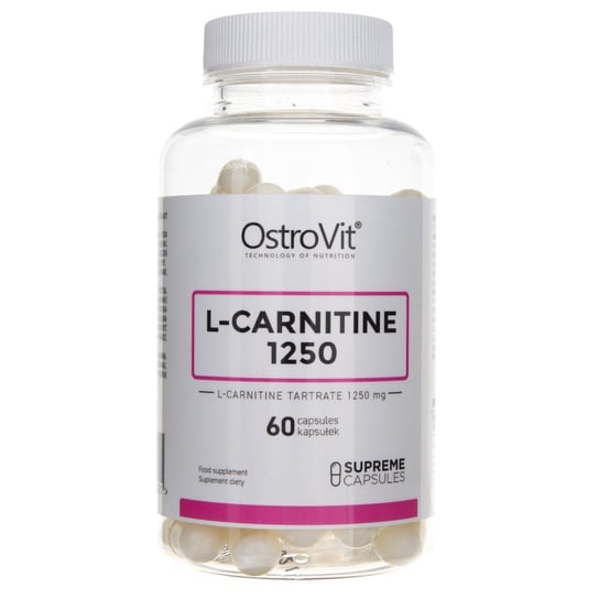 OstroVit, Aminokwasy, L-Carnitine 1250 Supreme Capsules, 60 kapsułek OstroVit