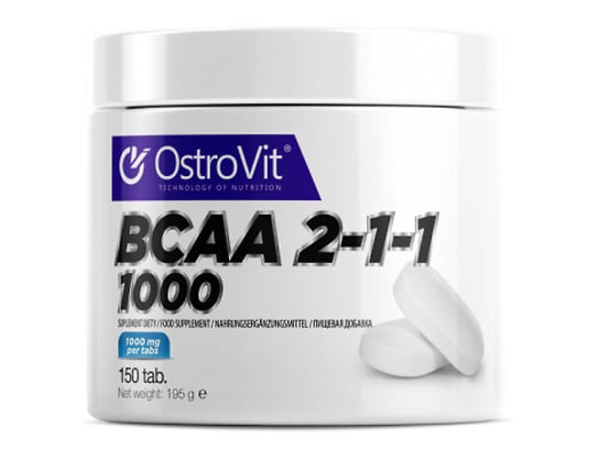 OstroVit, BCAA 2-1-1 1000, 150 tabletek OstroVit