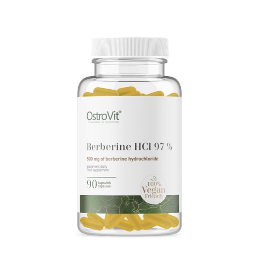 OstroVit, Berberyna HCl 97% VEGE Suplement diety, 90 kaps. OstroVit