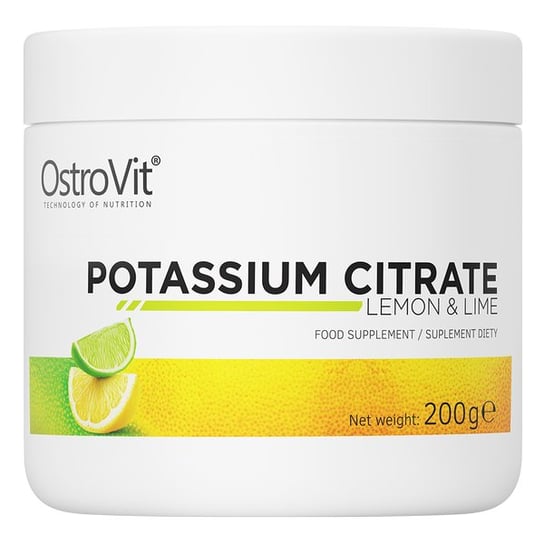 OstroVit, Cytrynian potasu, cytryna-limonka, 200 g OstroVit