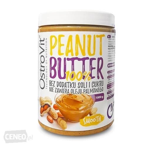 Ostrovit - Masło orzechowe 100% - Peanut Butter 1000 g OstroVit