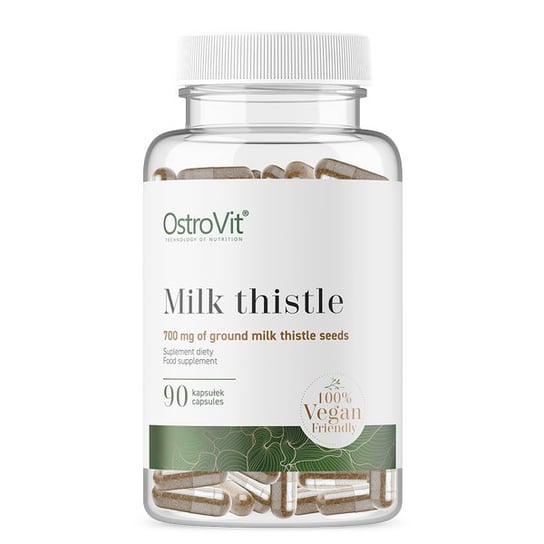 OstroVit Milk Thistle VEG OSTROPEST PLAMISTY DETOX Suplement diety OstroVit
