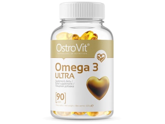 OSTROVIT, Omega 3 Ultra, Suplement diety, 90 kaps. OstroVit