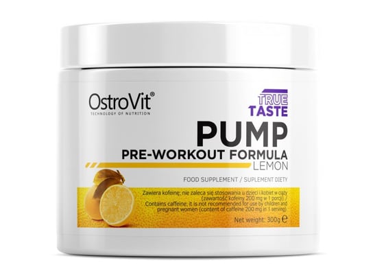 OSTROVIT, Pump Pre - Workout Formula, pomarańcza, 300 g OstroVit