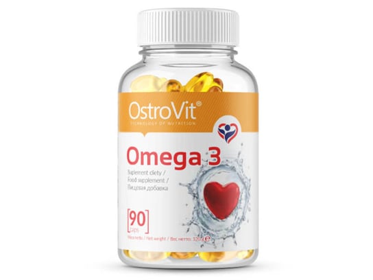 OstroVit, Suplement diety, Omega 3, 90 tabletek OstroVit