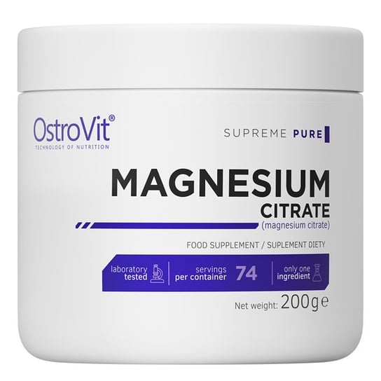 OstroVit, suplement diety Supreme Pure Magnesium Citrate, 200 g OstroVit