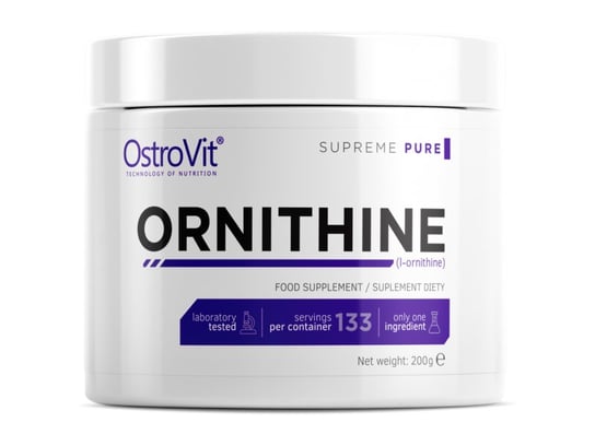 Ostrovit, Supreme Pure Ornithine, naturalny, 200 g OstroVit