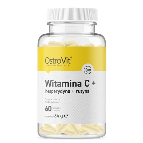 OstroVit Witamina C + Hesperydyna + Rutyna Suplement diety, 60 kapsułek OstroVit