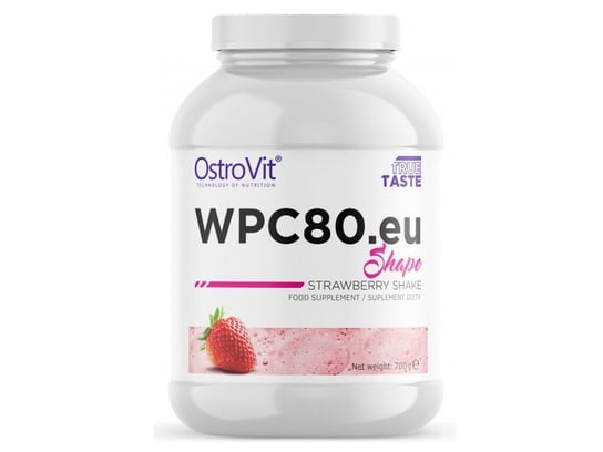 OSTROVIT, WPC80.eu SHAPE, truskawka, 700 g OstroVit