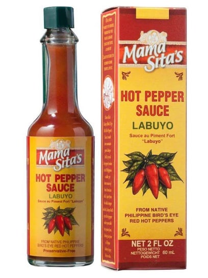 Ostry Sos Labuyo Hot Pepper Sauce Filipiny Mama Sita's 60ML Inna marka