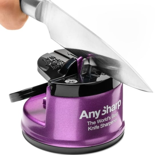 Ostrzałka do noży ANYSHARP Pro, fioletowa AnySharp