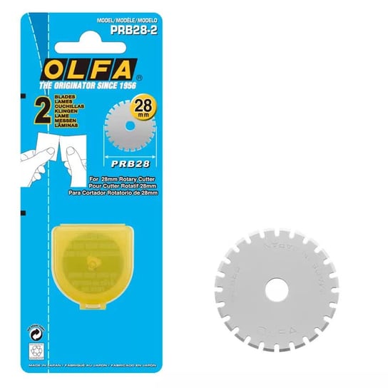 Ostrze do noża krążkowego OLFA (28mm, przerywane, 2 szt.) OLFA