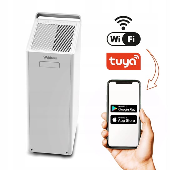 Osuszacz powietrza 20l/24h DUŻY WiFi Timer Webber DEC600 pochłaniacz Webber