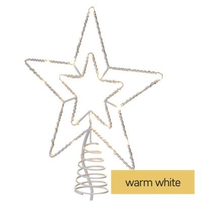 Oświetlenie łączone Standard - gwiazda na szpic 30 LED 28 cm, ciepła biel, IP44 Emos