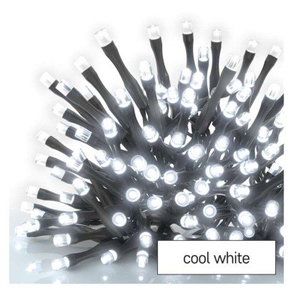 Oświetlenie łączone Standard - łańcuch 50 LED 5m zimna biel, IP44 Emos