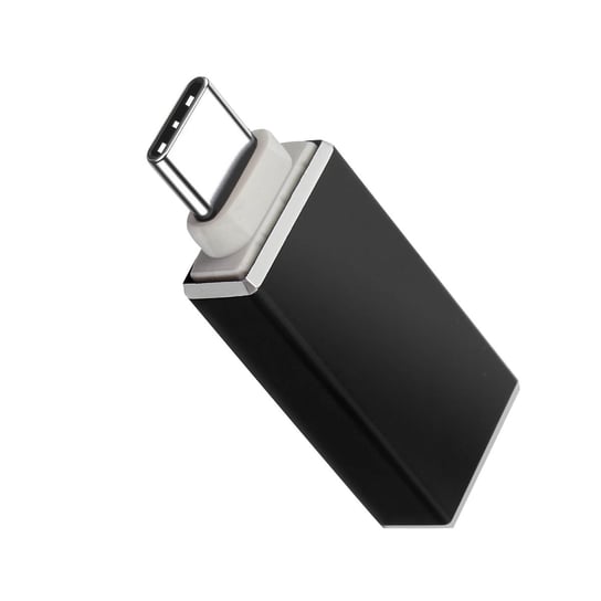 OTG żeński adapter USB na męski USB-C synchronizuje kompaktową czerń Avizar