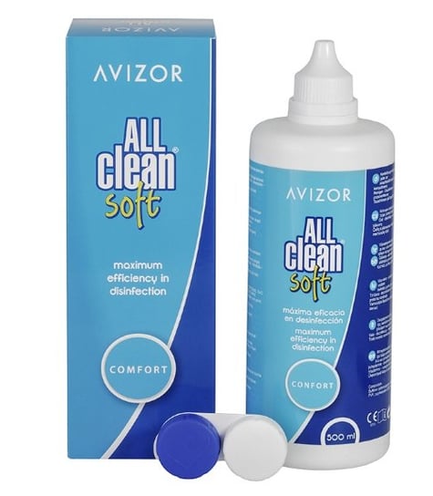 Other, Avizor All Clean Soft, płyn do soczewek, Wyrób medyczny, 500 ml Other