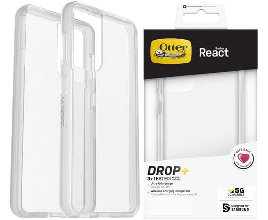 Otterbox React - Etui Obudowa Ochronna Do Samsung Galaxy S21+ 5G (Clear) [P] OtterBox