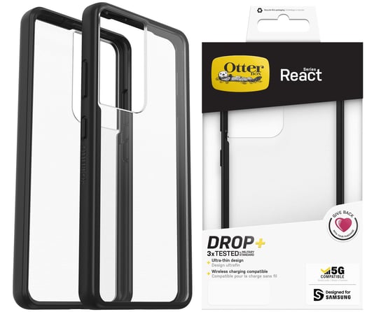 Otterbox React - Etui Obudowa Ochronna Do Samsung Galaxy S21 Ultra 5G (Clear Black) [P] OtterBox