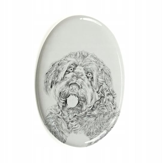Otterhound Płytka ceramiczna nagrobkowa pamiątka Inna marka
