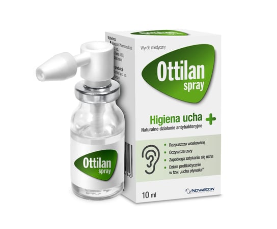 Ottilan, Spray do higieny uszu, 10 ml Ottilan
