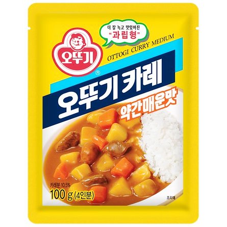 Ottogi Curry Medium Hot - curry instant w proszku 100g - Ottogi OTTOGI