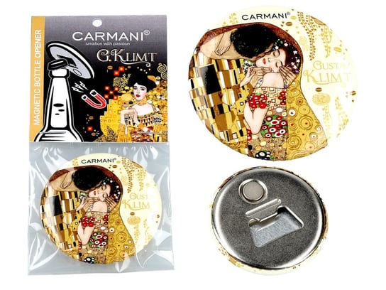 Otwieracz Z Magnesem - G. Klimt, Pocałunek, Kremowe Tło (Carmani) Carmani