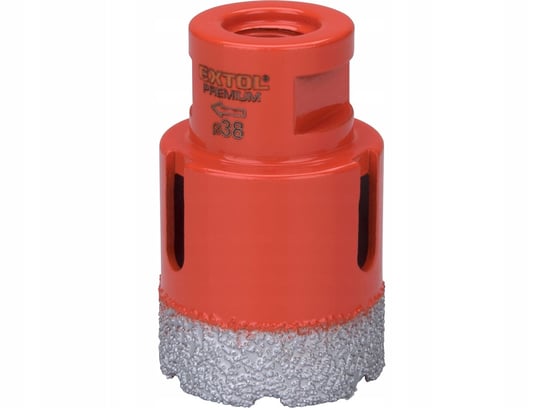 OTWORNICA DIAMENTOWA KORONKA WIERTŁO 38mm M14 DO GRESU PŁYTEK GLAZURY Extol Premium