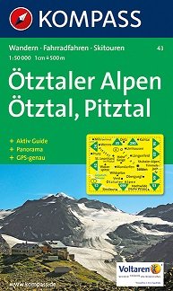 Otztaler Alpen / Alpy Otztalskie 1:50 000 Opracowanie zbiorowe