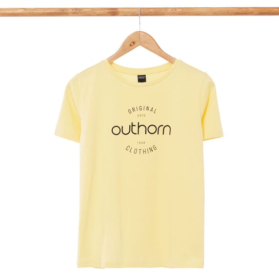 Outhorn, Koszulka damska, jasny żółty HOL21 TSD606A 73S, rozmiar S Outhorn
