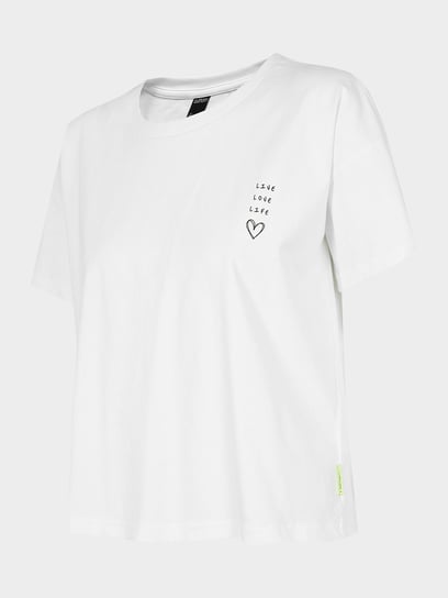 Outhorn, T-shirt damski, TSD606, biały, rozmiar L Outhorn