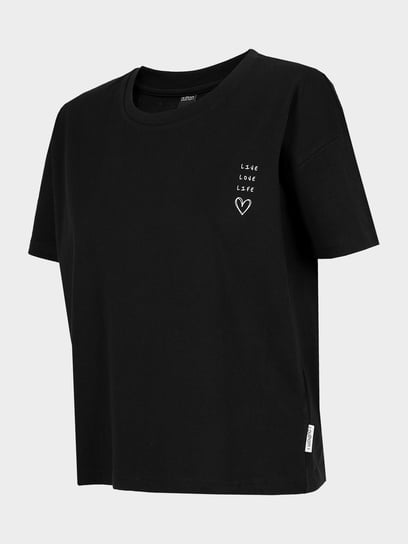 Outhorn, T-shirt damski, TSD606, czarny, rozmiar XS Outhorn