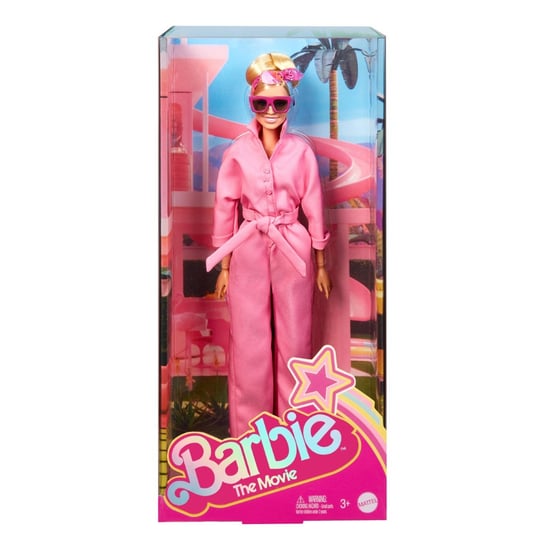 [OUTLET] Barbie The Movie w różowym kombinezonie, Lalka filmowa Barbie