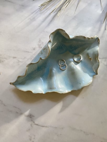 OUTLET Ceramiczna Muszla na Biżuterię Palo Santo Błękitna Laguna Inna marka