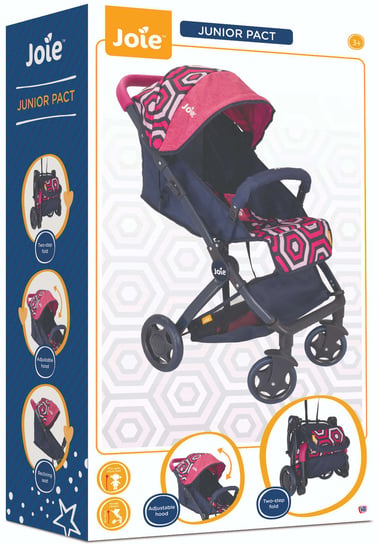 [OUTLET] Joie Junior Pact Wózek spacerowy dla lalek składany spacerówka HTI