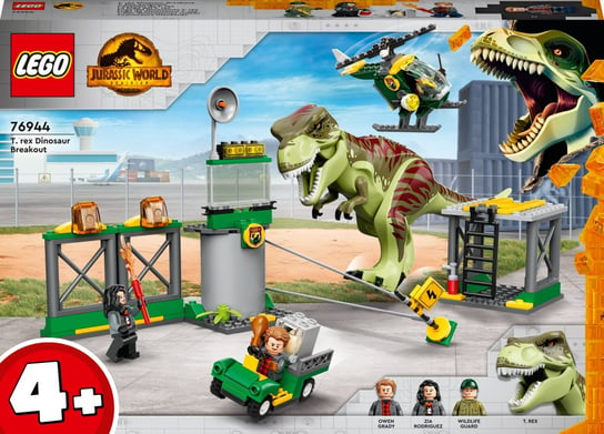 [OUTLET] LEGO Jurrasic World, klocki, Ucieczka tyranozaura, 76944 LEGO