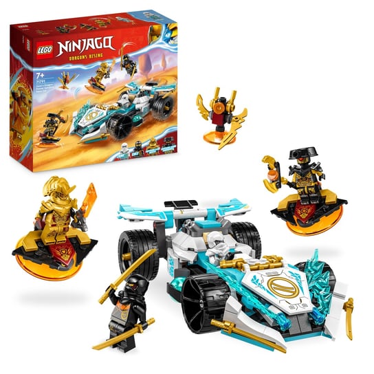 [OUTLET] LEGO Ninjago, klocki, Smocza moc Zane’a — wyścigówka spinjitzu, 71791 LEGO